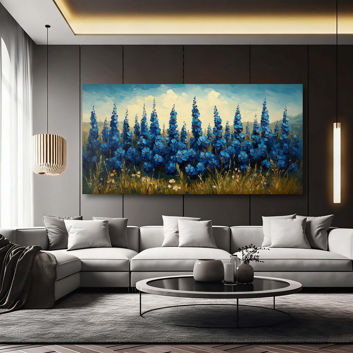 Yellow Floral Floral Canvas Wall Art for Living Room Prints Artwork Bedroom Office Decor