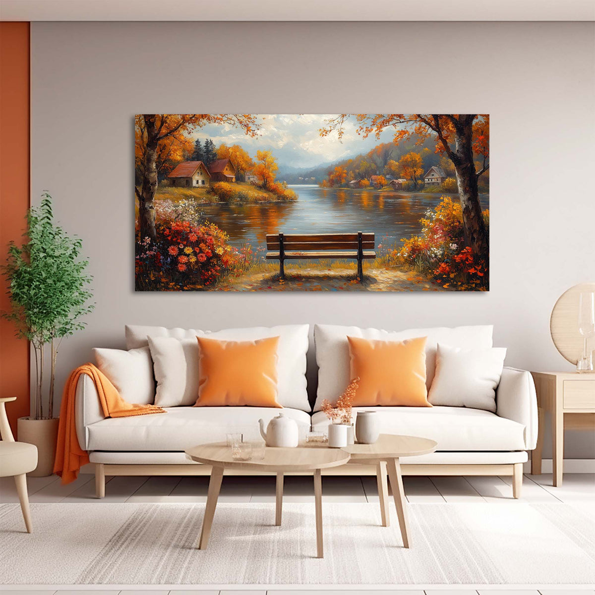 Navy Blue Floral Nature Wall Art Art Deco Painting Prints Canvas Artwork Living Room Family Bedroom Office Decor