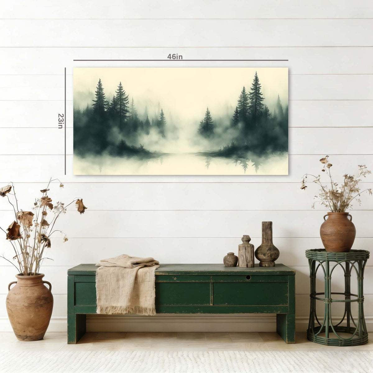 Navy Blue Nature Wall Art Paintings Print Canvas Painting Prints Modern Artwork Office Living Room Over the Couch Bedroom Decor