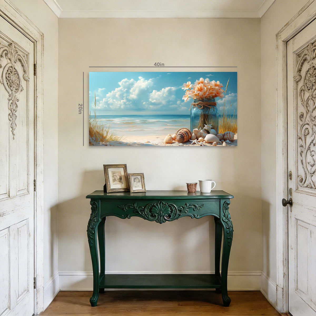 White Floral Wall Art Paintings Print Canvas Painting Prints Modern Artwork Office Living Room Over the Couch Bedroom Decor