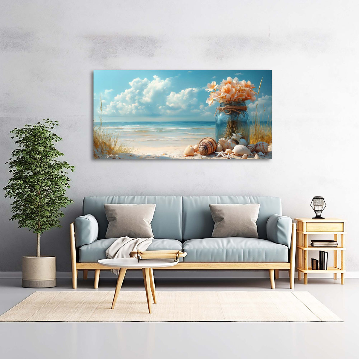 White Floral Wall Art Paintings Print Canvas Painting Prints Modern Artwork Office Living Room Over the Couch Bedroom Decor