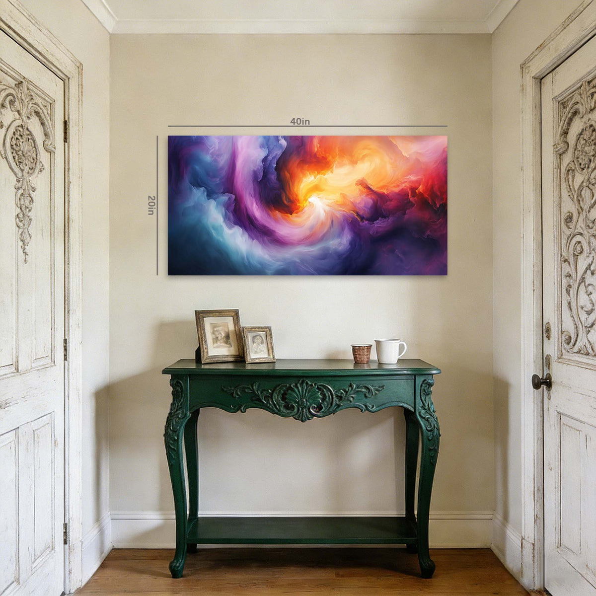 Navy Blue Abstract Wall Art Paintings Print Canvas Painting Prints Modern Artwork Office Living Room Over the Couch Bedroom Decor