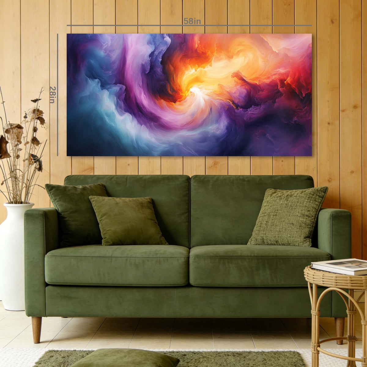 Navy Blue Abstract Wall Art Paintings Print Canvas Painting Prints Modern Artwork Office Living Room Over the Couch Bedroom Decor