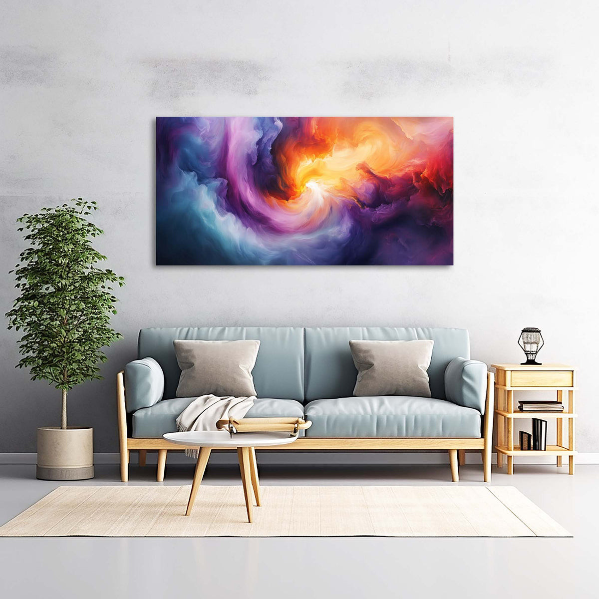 Navy Blue Abstract Wall Art Paintings Print Canvas Painting Prints Modern Artwork Office Living Room Over the Couch Bedroom Decor