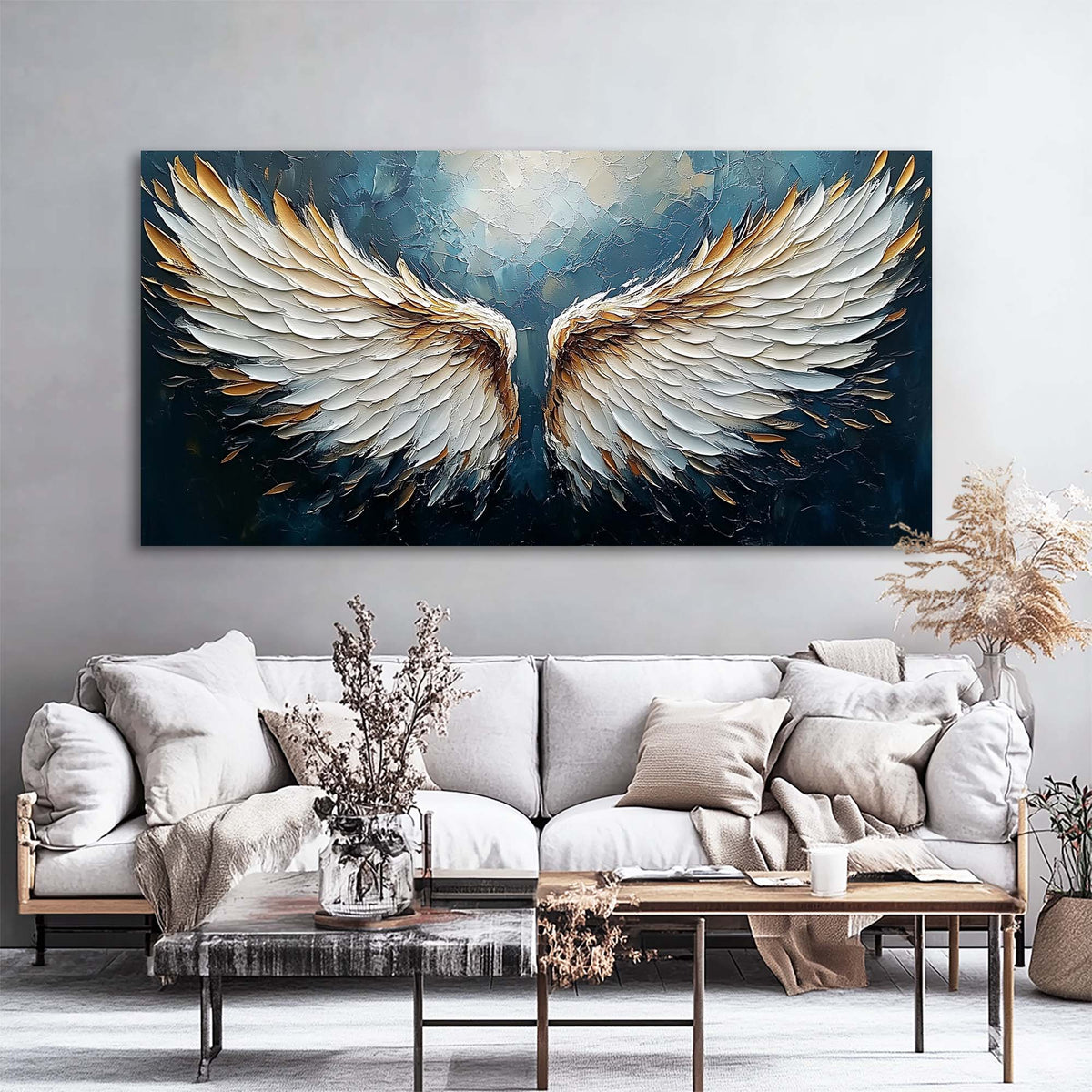 Gold Religious Wall Art Paintings Print Canvas Painting Prints Modern Artwork Office Living Room Over the Couch Bedroom Decor