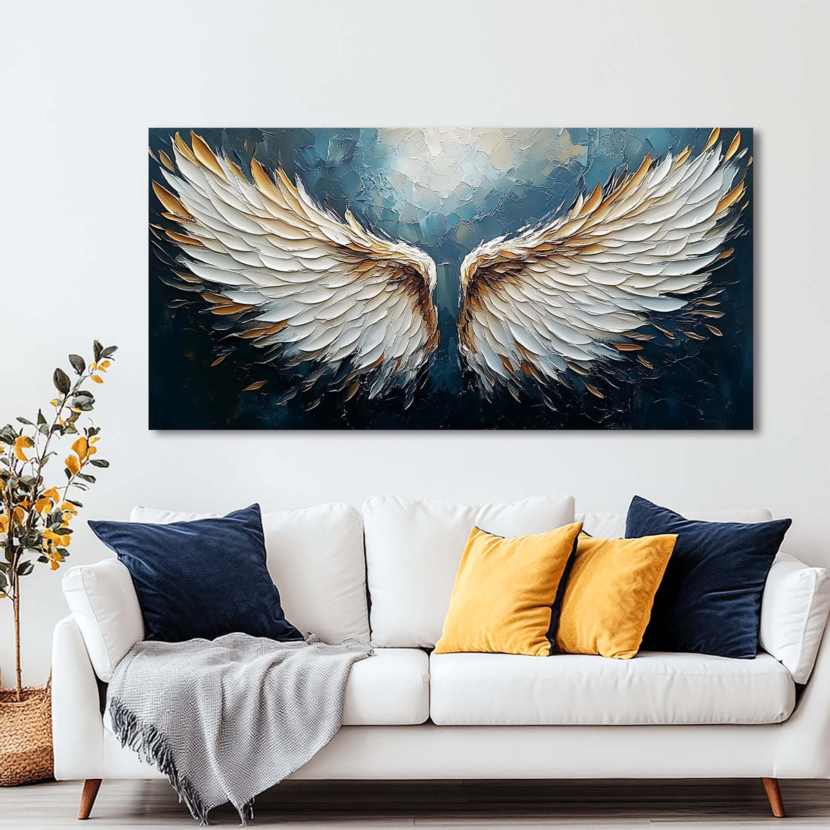 Gold Religious Wall Art Paintings Print Canvas Painting Prints Modern Artwork Office Living Room Over the Couch Bedroom Decor