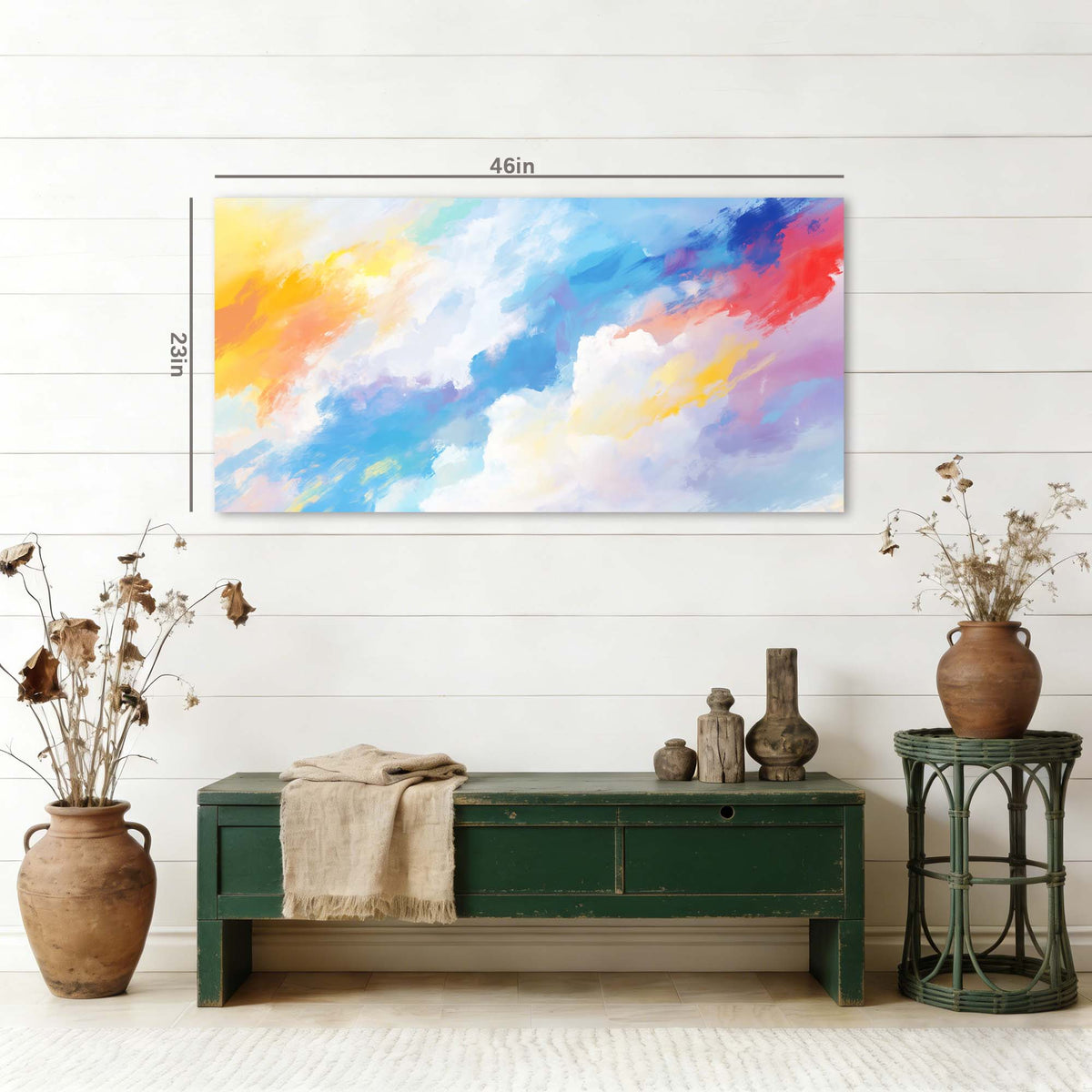 Navy Blue Abstract Abstract Wall Art for Living Room Canvas Painting Prints Artwork Family Bedroom Office Decor