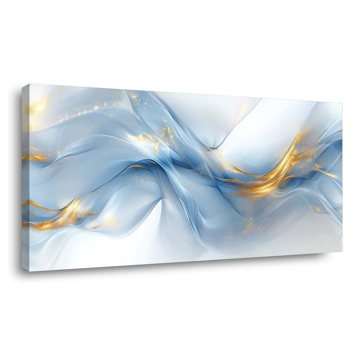 Blue Abstract Abstract Wall Art Modern Canvas Painting Prints Artwork Office Hallway Bedroom Living Room Decor