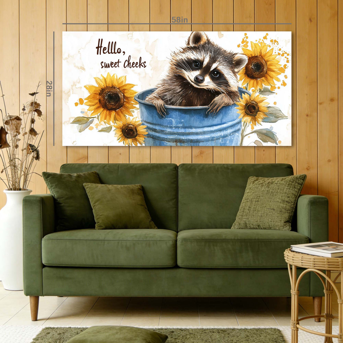 Red Floral Animals Wall Art Canvas Painting Prints Artwor Office Bedroom Living Room Decor