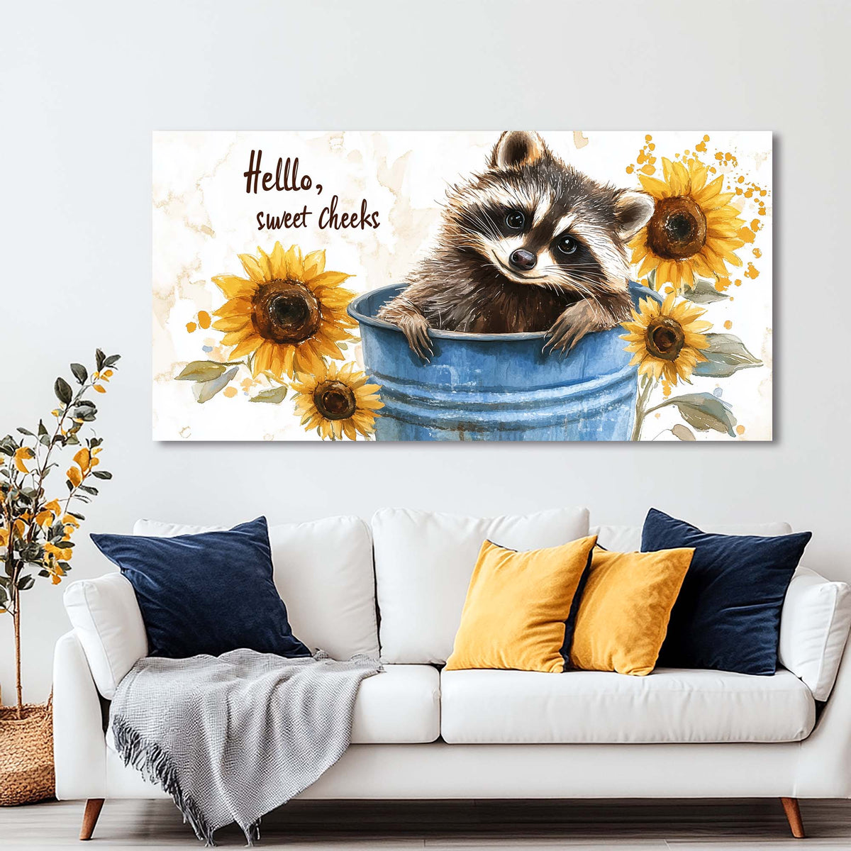 Red Floral Animals Wall Art Canvas Painting Prints Artwor Office Bedroom Living Room Decor