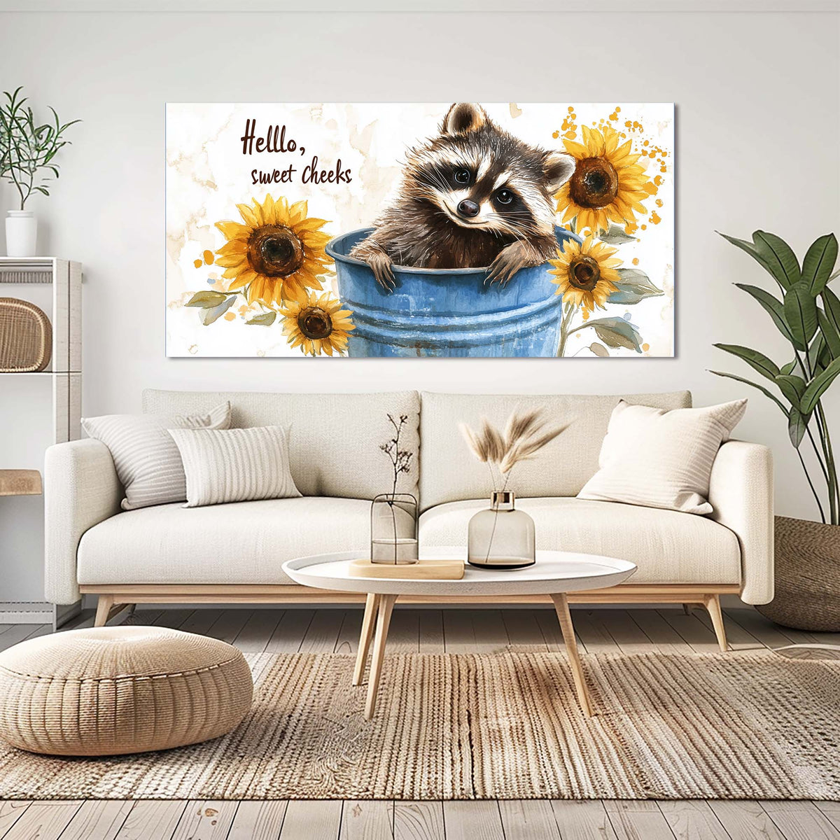 Red Floral Animals Wall Art Canvas Painting Prints Artwor Office Bedroom Living Room Decor