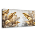Light Gray Tropical Floral Wall Art Canvas Painting Prints Artwor Office Bedroom Living Room Decor