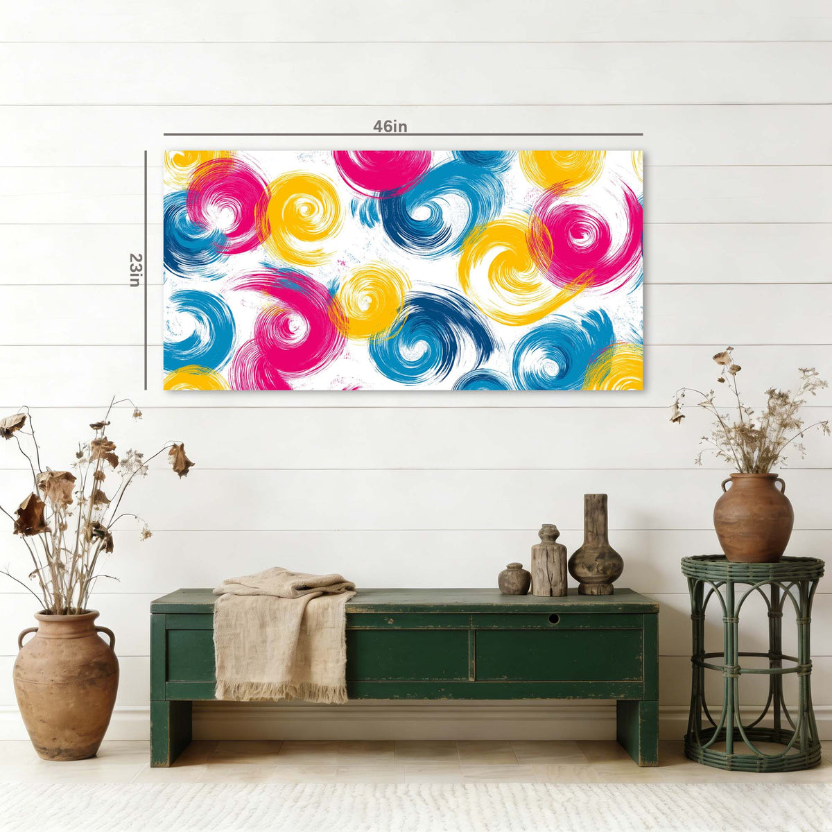 Navy Blue Abstract Abstract Canvas Wall Art for Living Room Prints Artwork Bedroom Office Decor