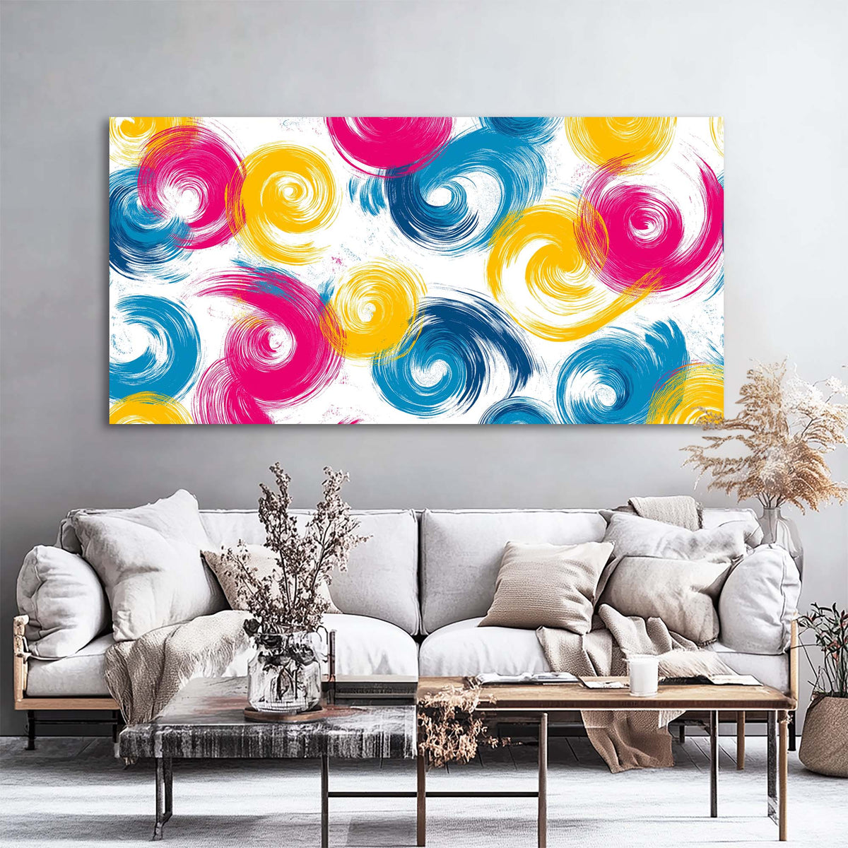 Navy Blue Abstract Abstract Canvas Wall Art for Living Room Prints Artwork Bedroom Office Decor