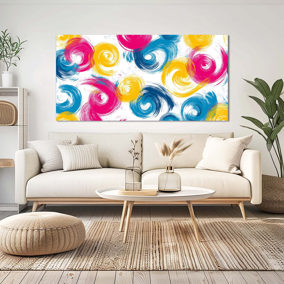 Navy Blue Abstract Abstract Canvas Wall Art for Living Room Prints Artwork Bedroom Office Decor