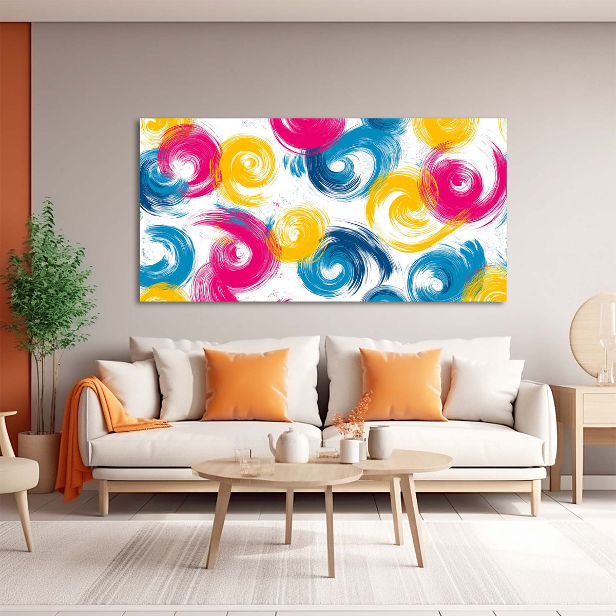 Navy Blue Abstract Abstract Canvas Wall Art for Living Room Prints Artwork Bedroom Office Decor