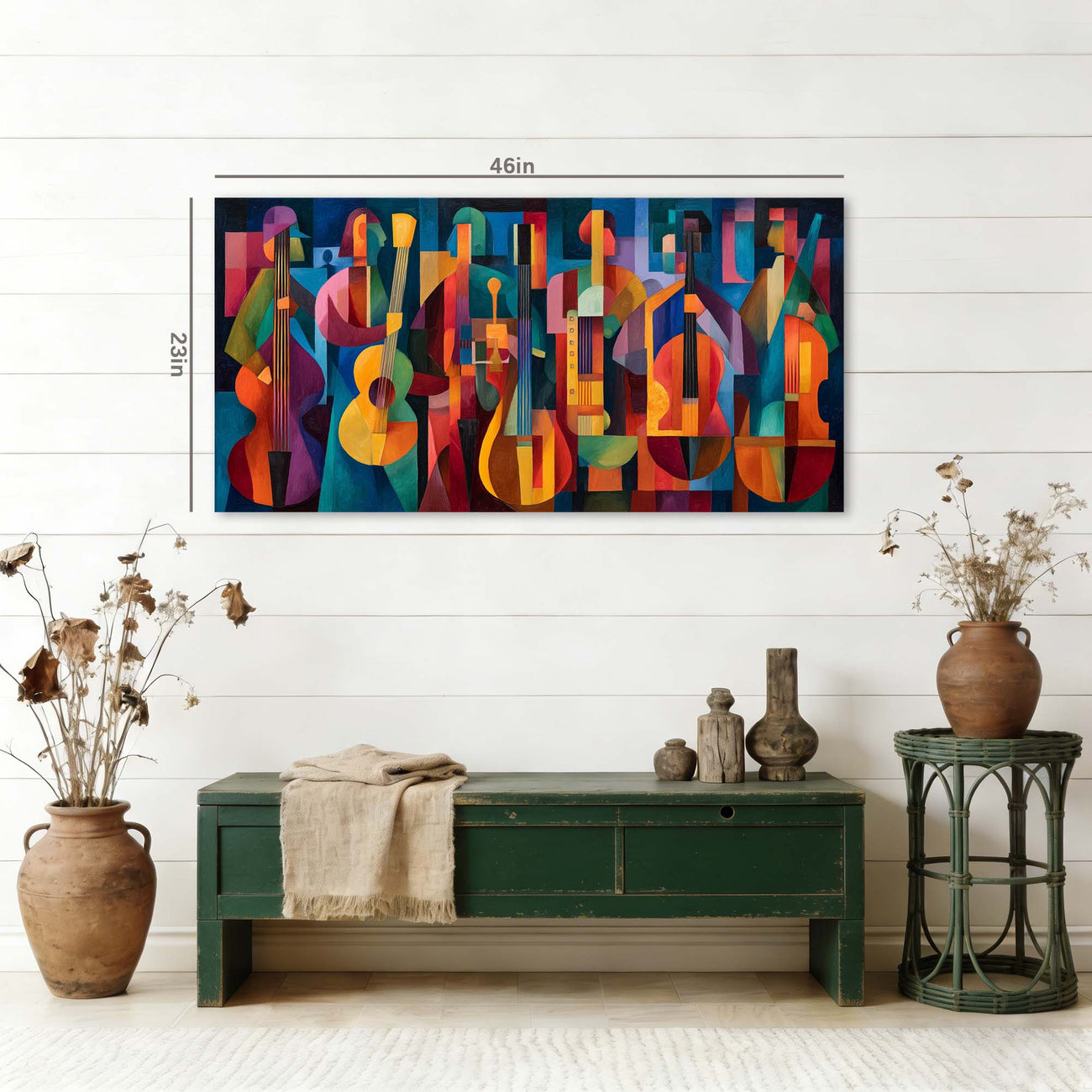 Purple Jazzy Abstract Wall Art for Living Room Canvas Painting Prints Artwork Family Bedroom Office Decor