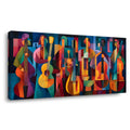 Purple Jazzy Abstract Wall Art for Living Room Canvas Painting Prints Artwork Family Bedroom Office Decor