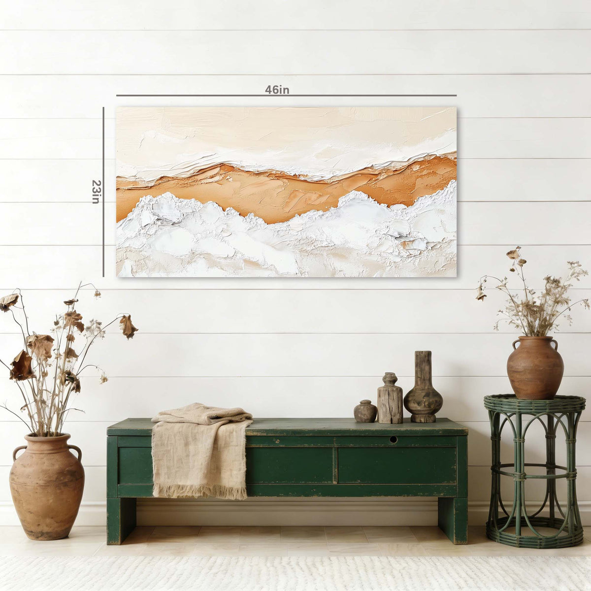 White Abstract Abstract Wall Art Modern Canvas Painting Prints Artwork Office Hallway Bedroom Living Room Decor