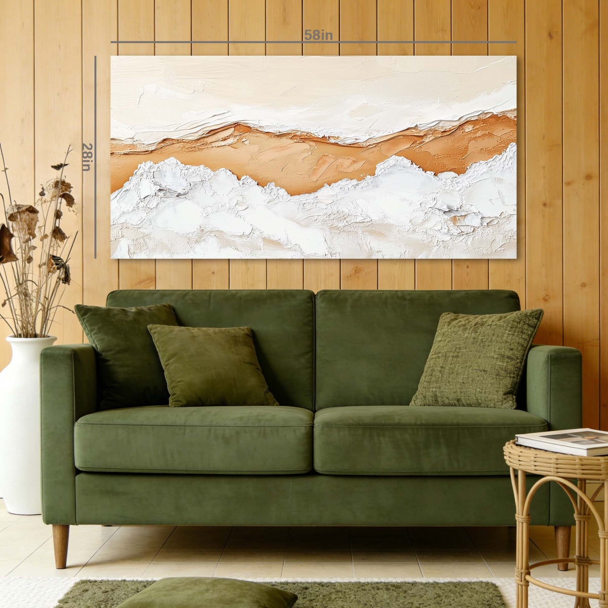 White Abstract Abstract Wall Art Modern Canvas Painting Prints Artwork Office Hallway Bedroom Living Room Decor