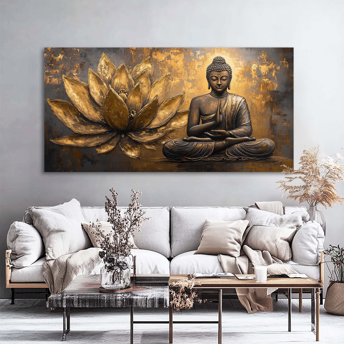 Navy Blue Religious Wall Art Paintings Print Canvas Painting Prints Modern Artwork Office Living Room Over the Couch Bedroom Decor