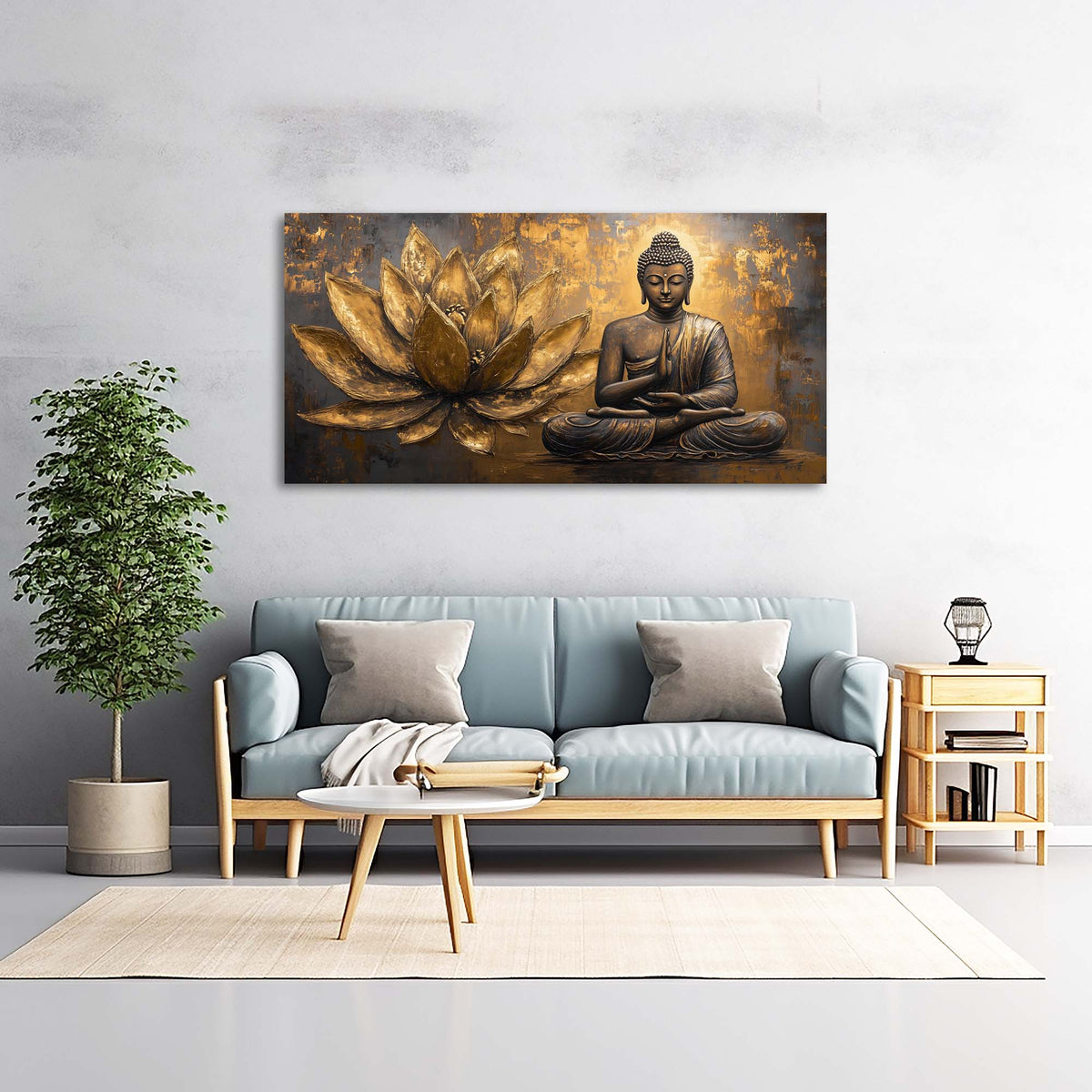 Navy Blue Religious Wall Art Paintings Print Canvas Painting Prints Modern Artwork Office Living Room Over the Couch Bedroom Decor