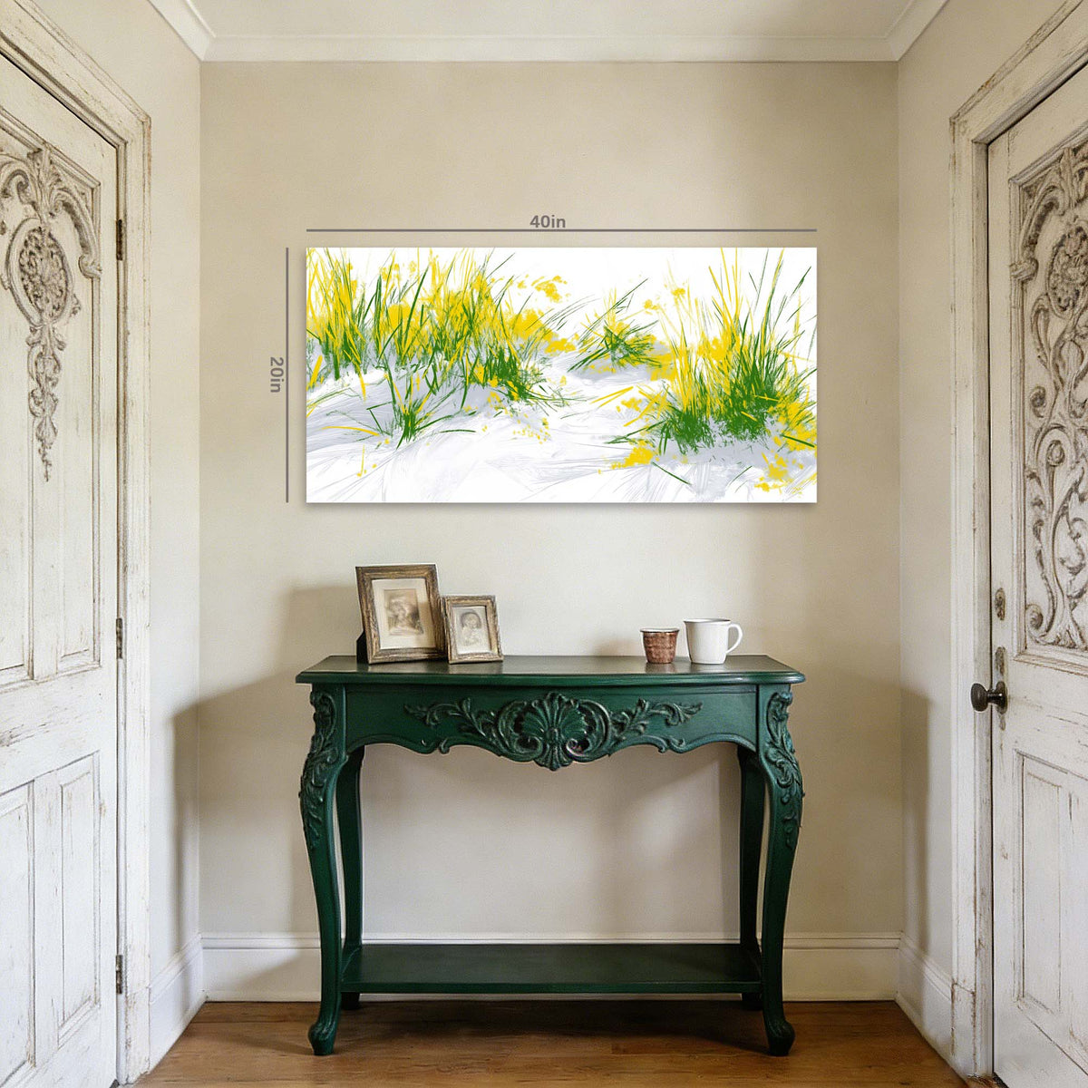 Yellow Spring Nature Canvas Wall Art for Living Room Prints Artwork Bedroom Office Decor