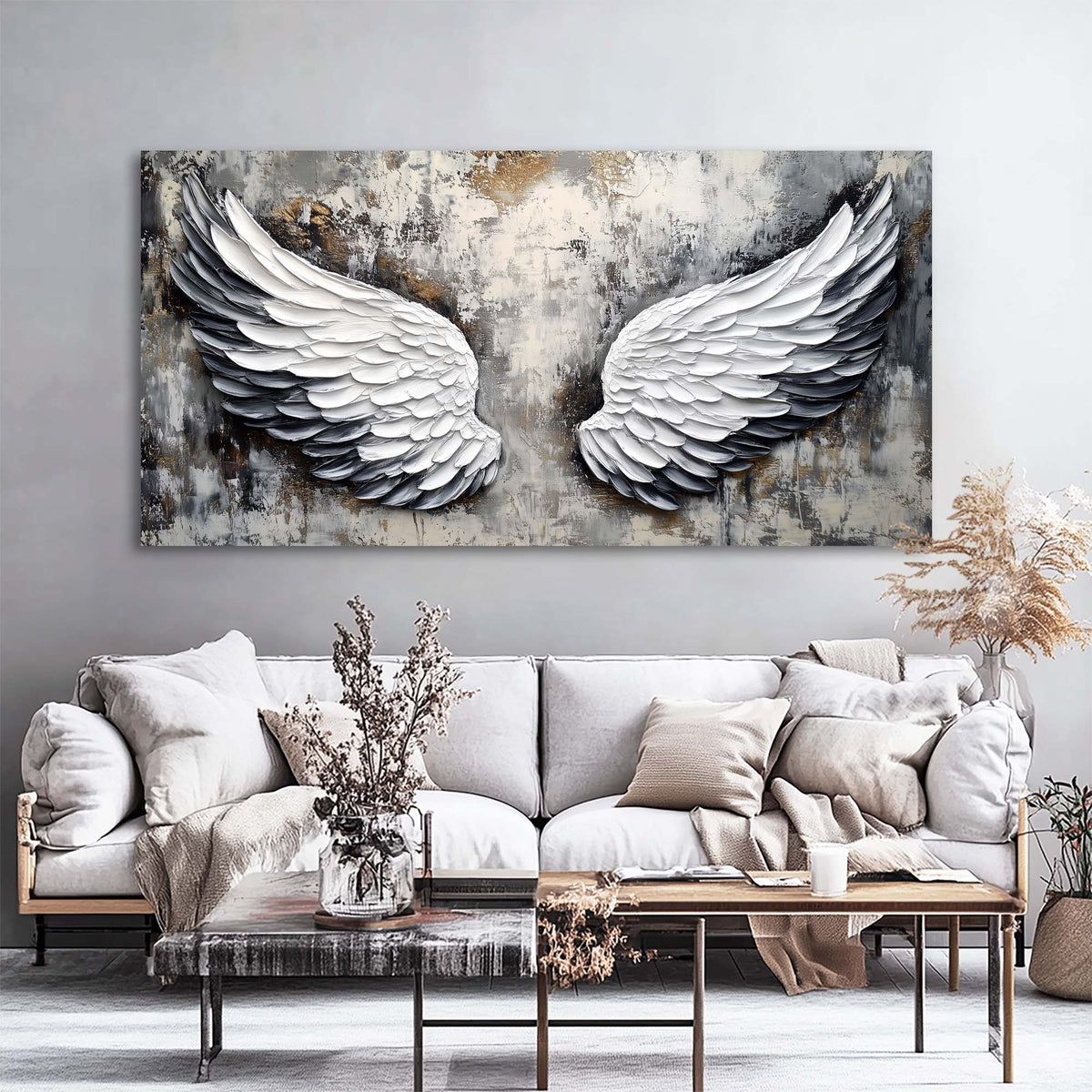 Brown Religious Wall Art for Living Room Canvas Painting Prints Art Deco Artwork Office Bedroom Decor