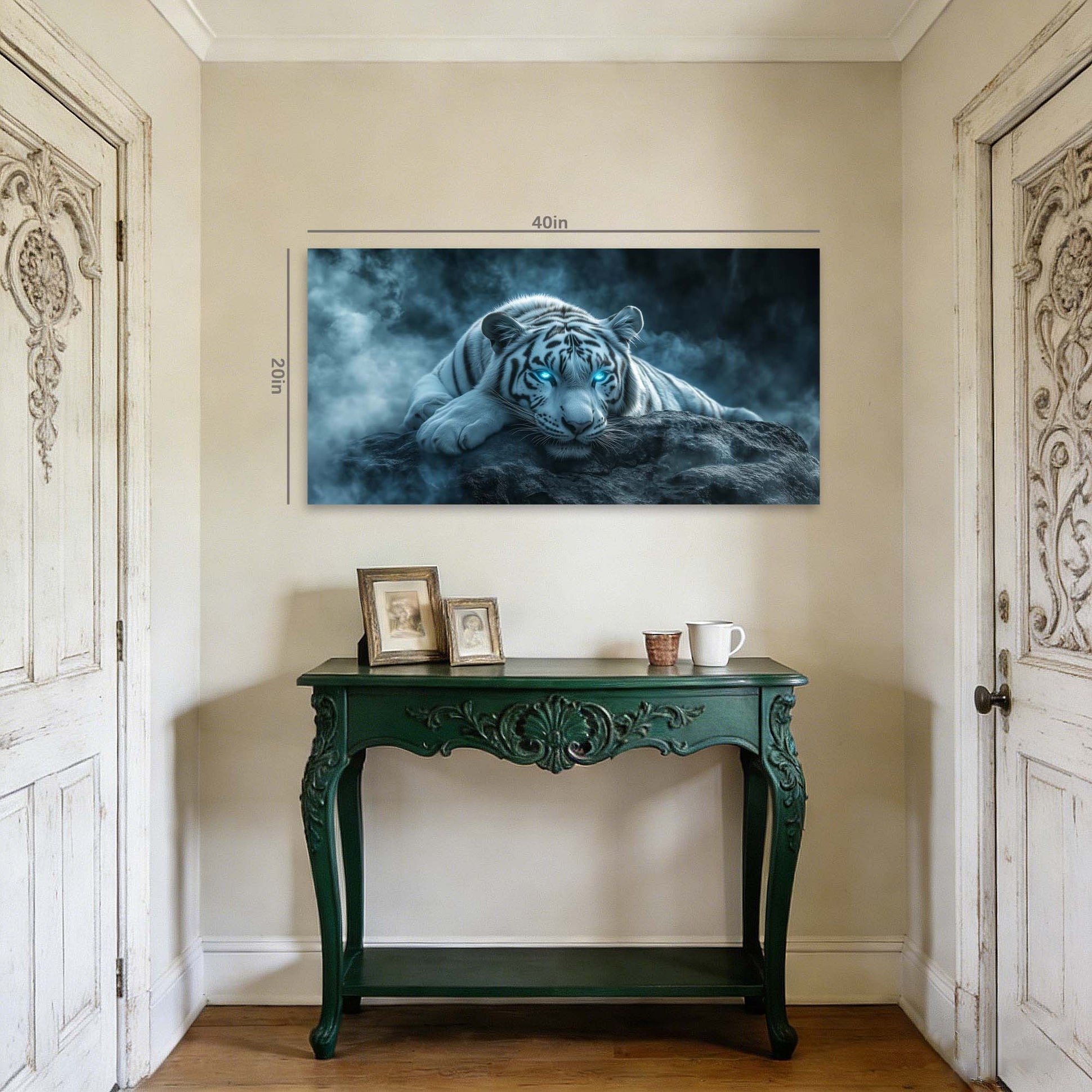 Navy Blue Animals Wall Art Paintings Print Canvas Painting Prints Modern Artwork Office Living Room Over the Couch Bedroom Decor