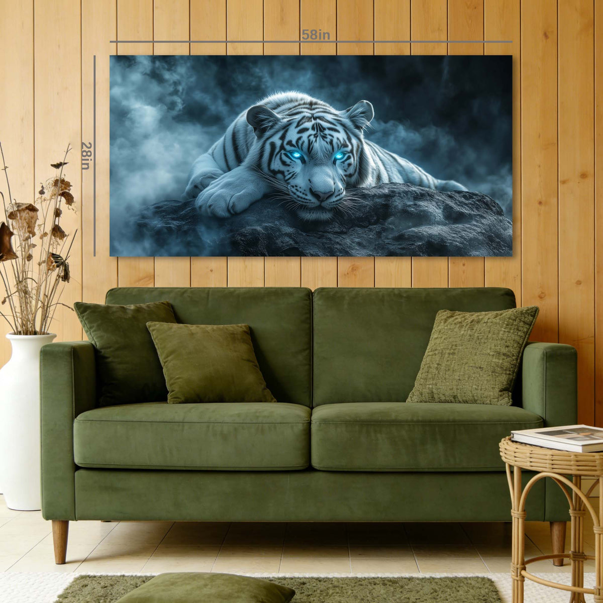 Navy Blue Animals Wall Art Paintings Print Canvas Painting Prints Modern Artwork Office Living Room Over the Couch Bedroom Decor