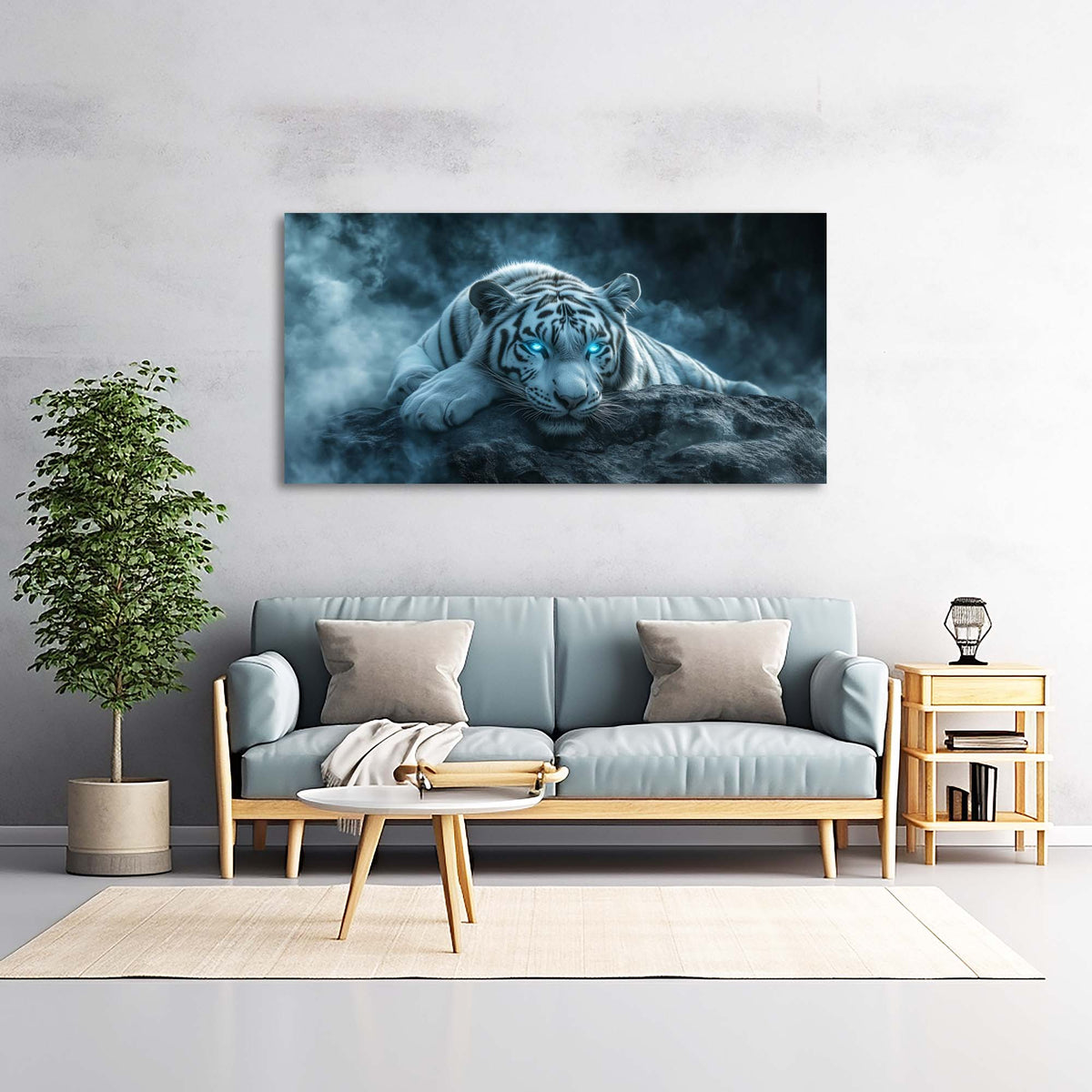 Navy Blue Animals Wall Art Paintings Print Canvas Painting Prints Modern Artwork Office Living Room Over the Couch Bedroom Decor