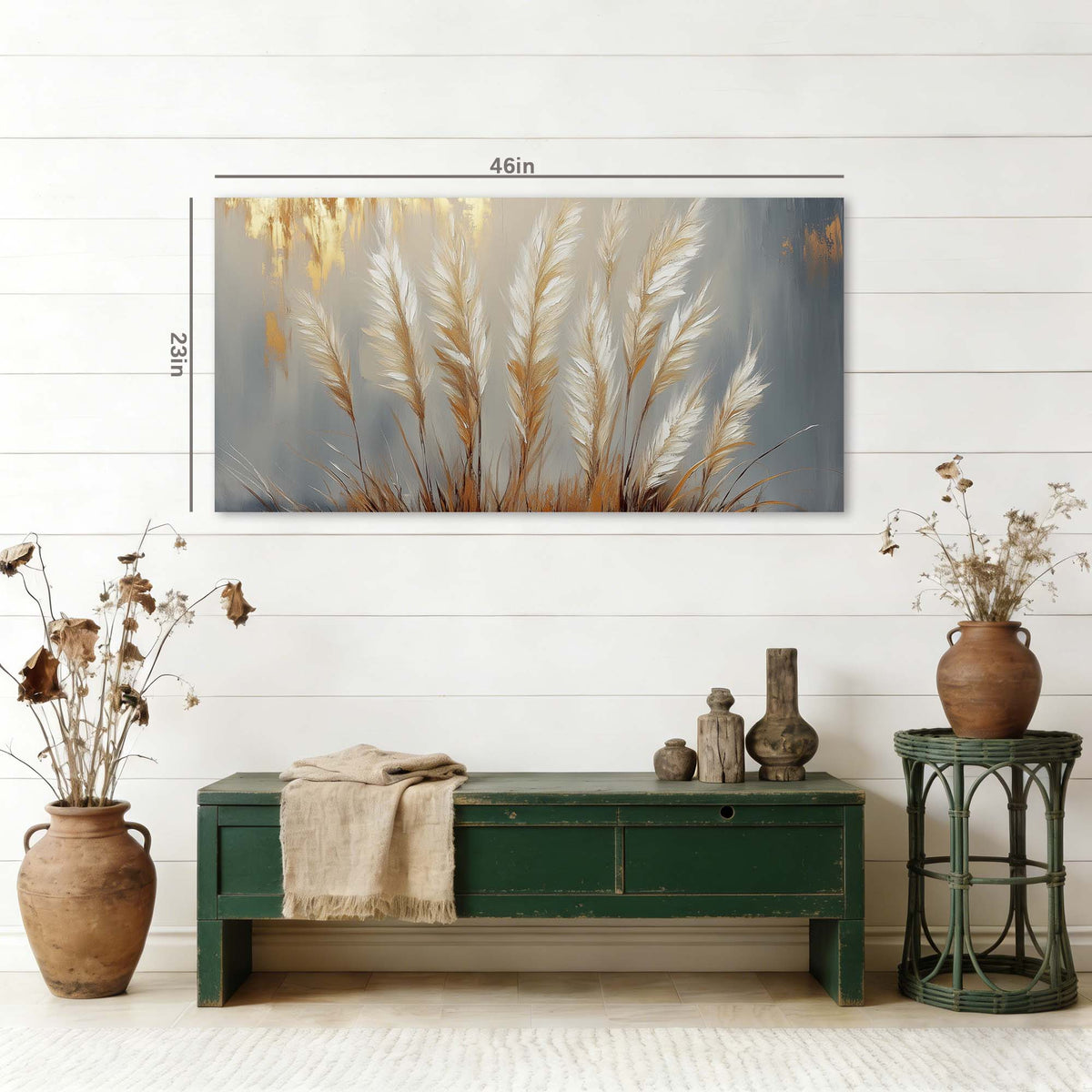 Gray Abstract Floral Wall Art Canvas Painting Prints Artwor Office Bedroom Living Room Decor