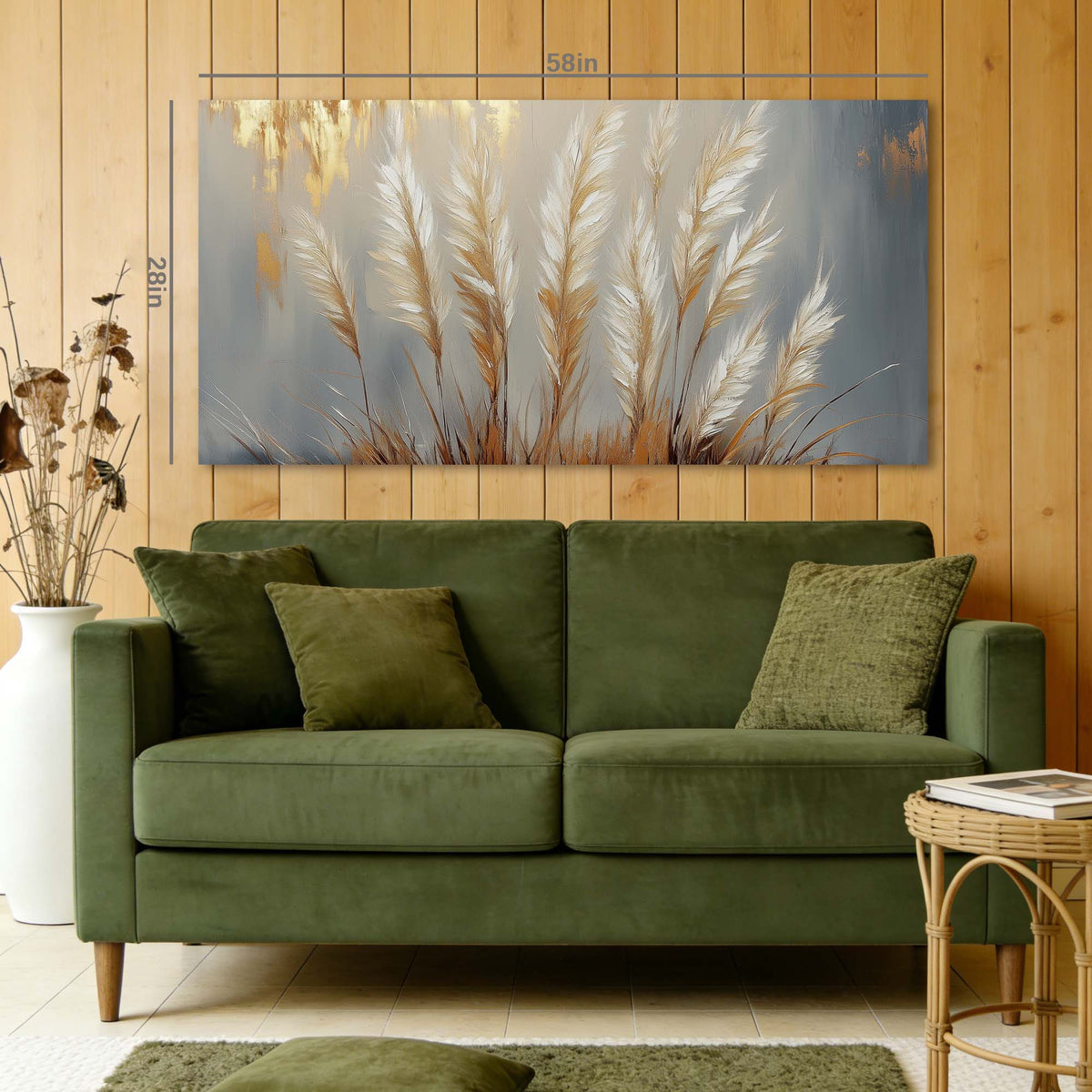 Gray Abstract Floral Wall Art Canvas Painting Prints Artwor Office Bedroom Living Room Decor