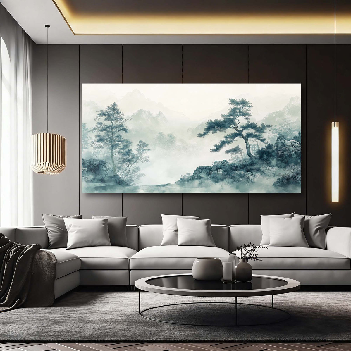 Khaki Nature Wall Art Paintings Print Canvas Painting Prints Modern Artwork Office Living Room Over the Couch Bedroom Decor