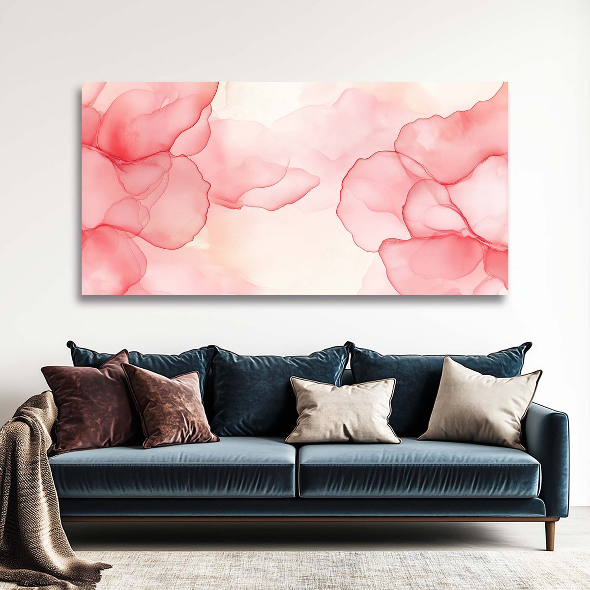 Pink Abstract Wall Art Paintings Print Canvas Painting Prints Modern Artwork Office Living Room Over the Couch Bedroom Decor