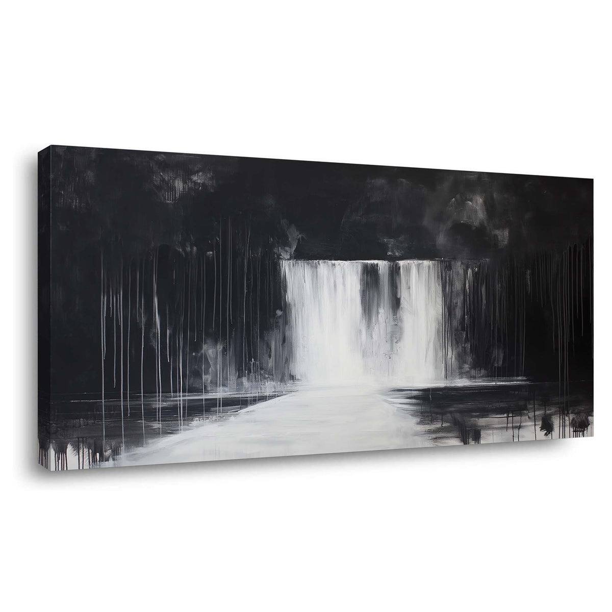 Black Abstract Wall Art Paintings Print Canvas Painting Prints Modern Artwork Office Living Room Over the Couch Bedroom Decor