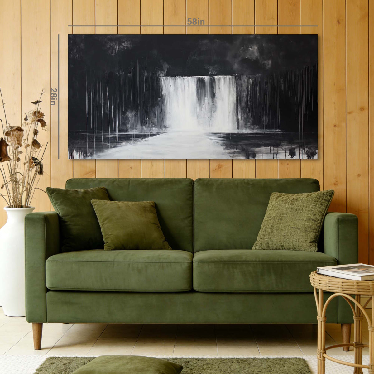 Black Abstract Wall Art Paintings Print Canvas Painting Prints Modern Artwork Office Living Room Over the Couch Bedroom Decor