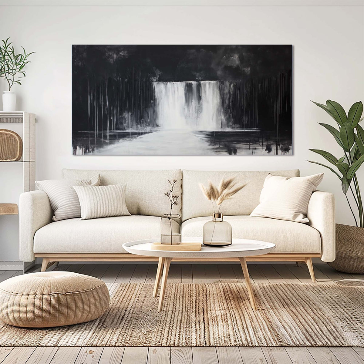 Black Abstract Wall Art Paintings Print Canvas Painting Prints Modern Artwork Office Living Room Over the Couch Bedroom Decor