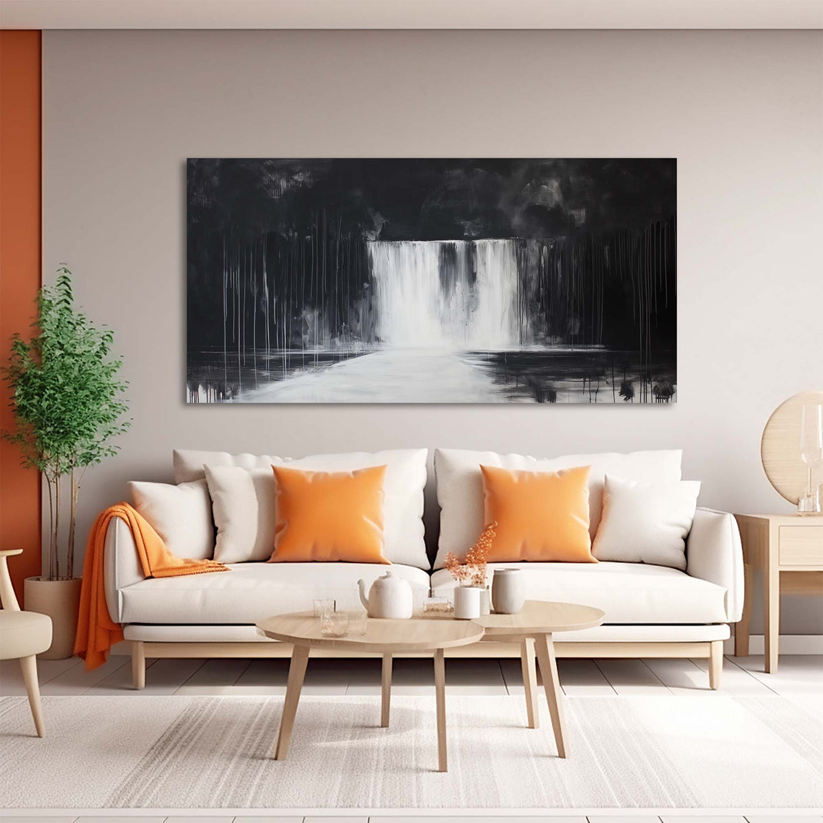 Black Abstract Wall Art Paintings Print Canvas Painting Prints Modern Artwork Office Living Room Over the Couch Bedroom Decor