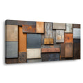 Navy Blue Rustic Abstract Wall Art Modern Canvas Painting Prints Artwork Office Hallway Bedroom Living Room Decor