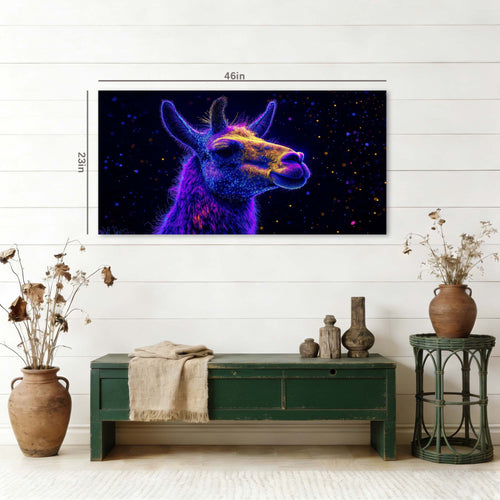Blue Fantasy Abstract Canvas Wall Art for Living Room Prints Artwork Bedroom Office Decor