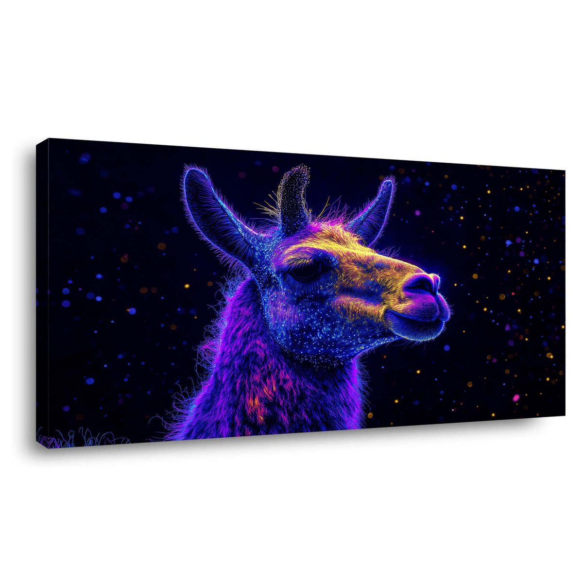 Blue Fantasy Abstract Canvas Wall Art for Living Room Prints Artwork Bedroom Office Decor