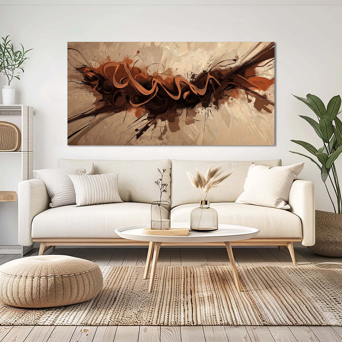 Red Abstract Abstract Wall Art for Living Room Canvas Painting Prints Artwork Family Bedroom Office Decor