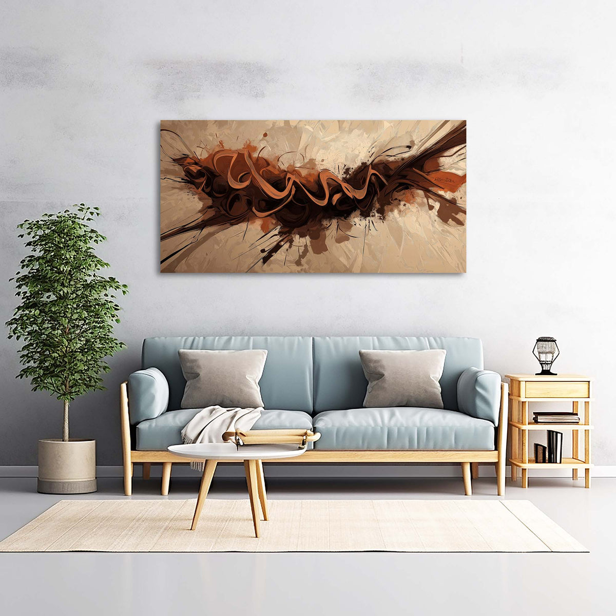 Red Abstract Abstract Wall Art for Living Room Canvas Painting Prints Artwork Family Bedroom Office Decor