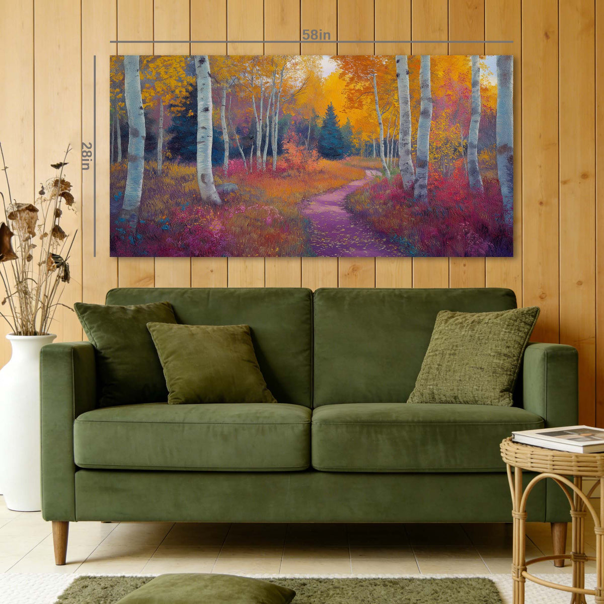 Gold Nature Wall Art for Living Room Canvas Painting Prints Art Deco Artwork Office Bedroom Decor