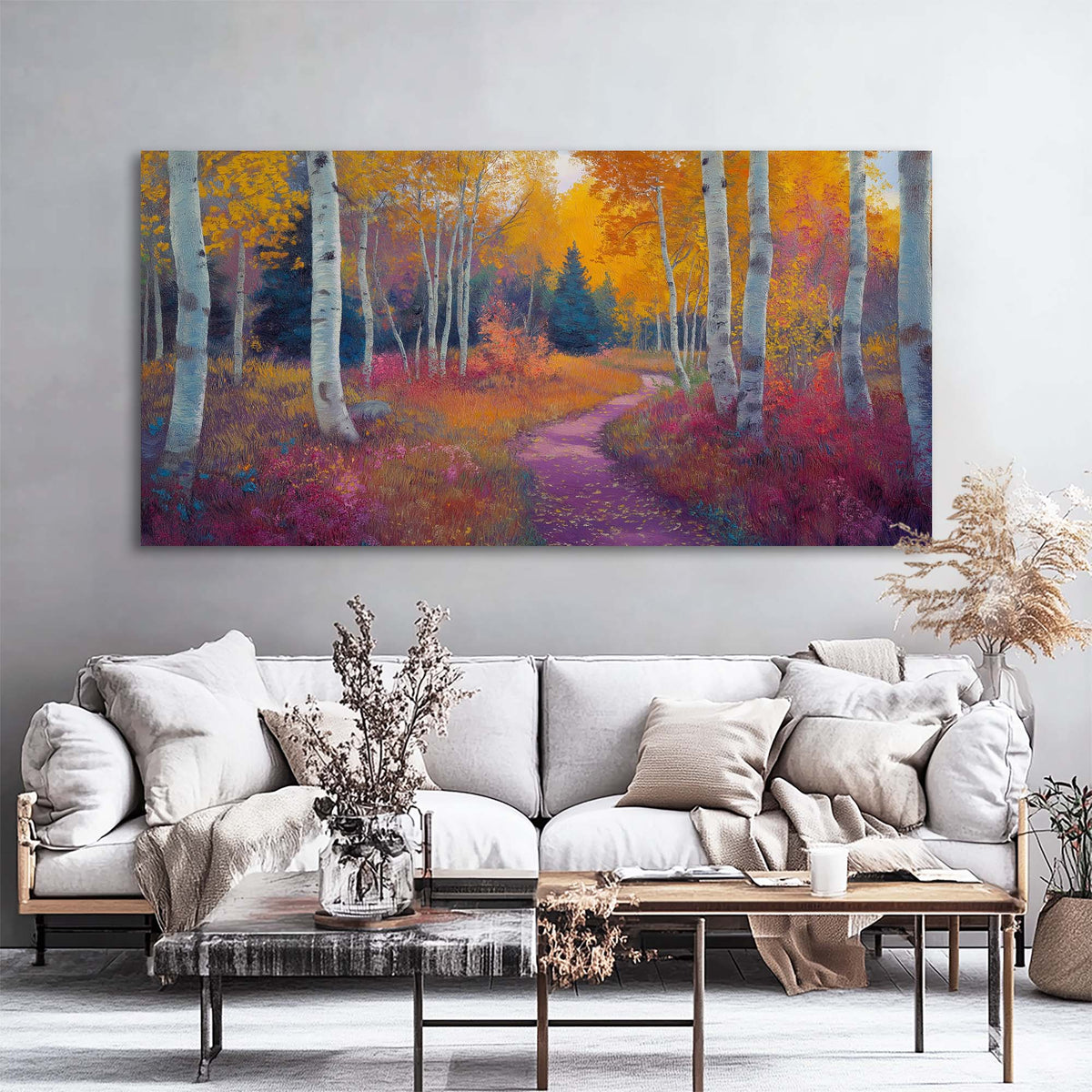 Gold Nature Wall Art for Living Room Canvas Painting Prints Art Deco Artwork Office Bedroom Decor
