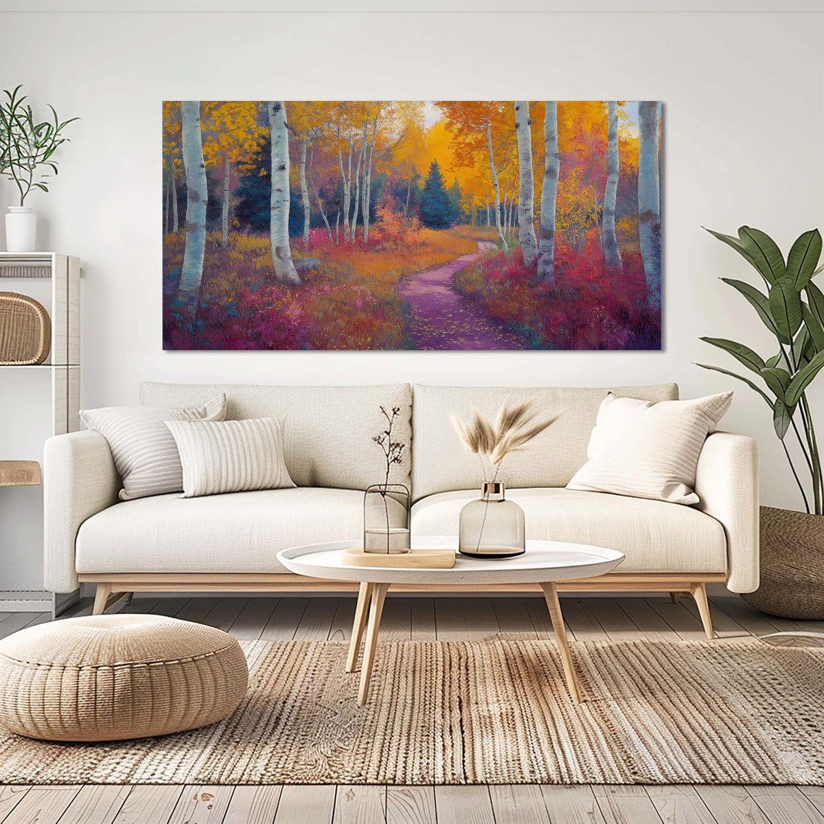 Gold Nature Wall Art for Living Room Canvas Painting Prints Art Deco Artwork Office Bedroom Decor