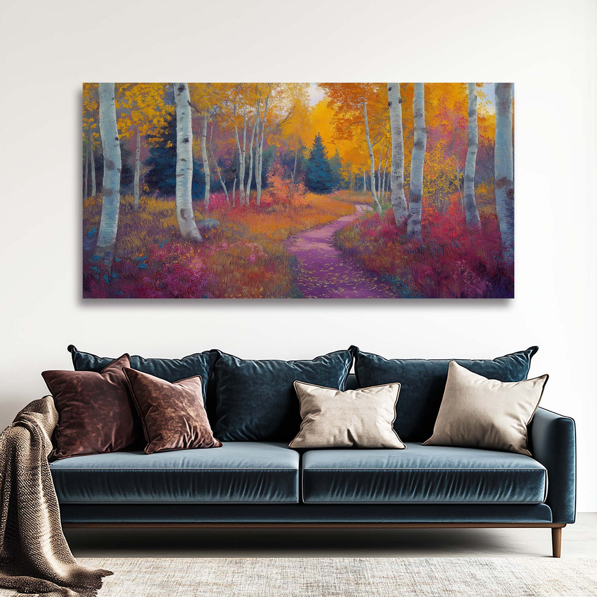 Gold Nature Wall Art for Living Room Canvas Painting Prints Art Deco Artwork Office Bedroom Decor