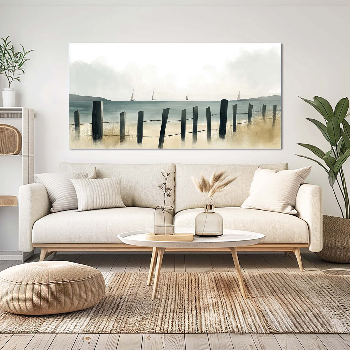 Navy Blue Nautical Nature Wall Art Modern Canvas Painting Prints Artwork Office Hallway Bedroom Living Room Decor