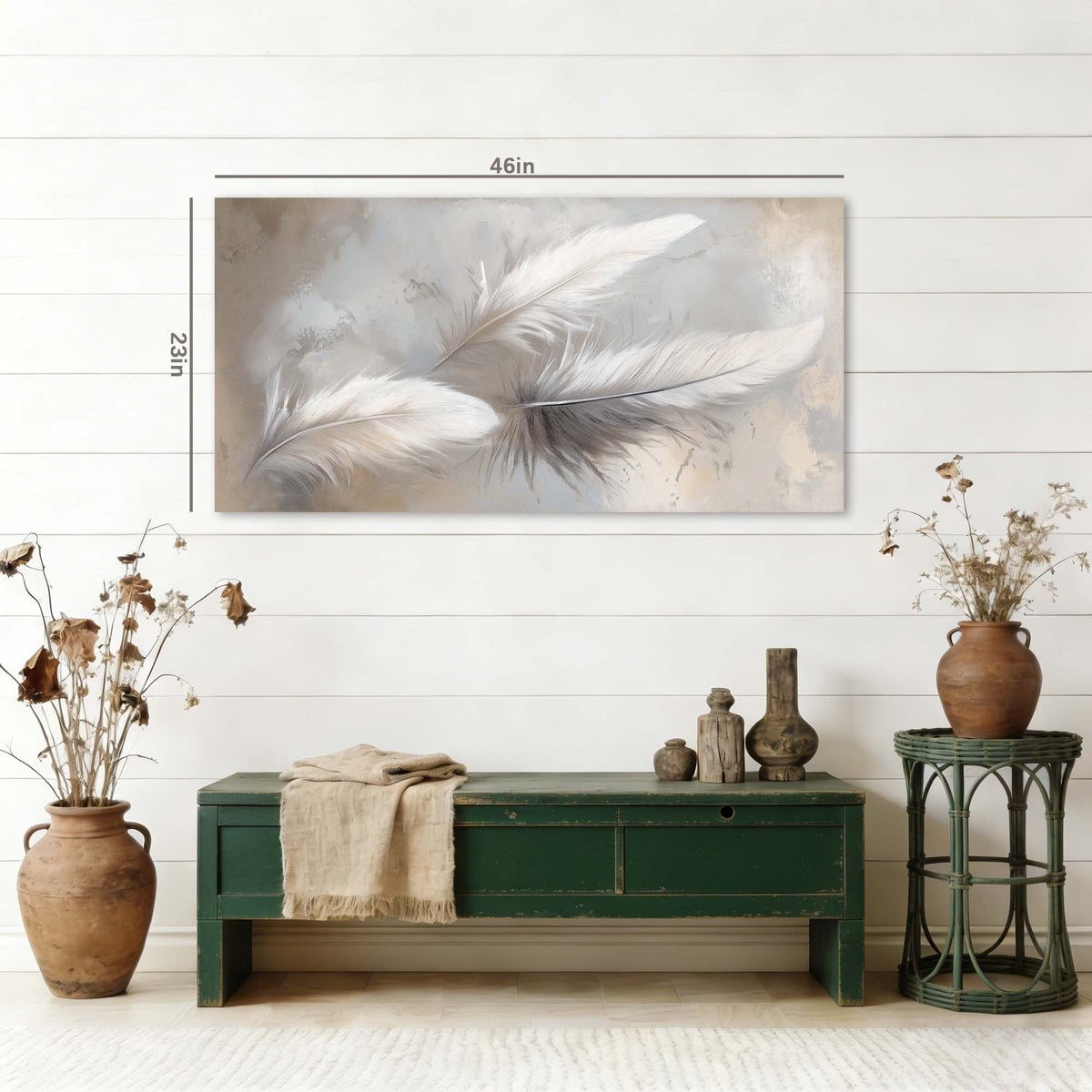 Beige Pretty Abstract Wall Art Modern Canvas Painting Prints Artwork Office Hallway Bedroom Living Room Decor